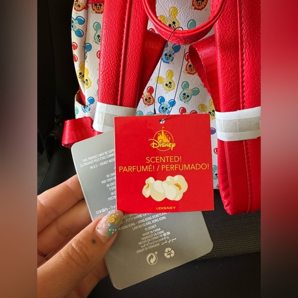 NWT Disney Loungefly Mickey Popcorn Bucket Mini Backpack - Picture 5 of 9